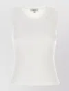 Agolde Stretch Cotton Blend Tank Top In White
