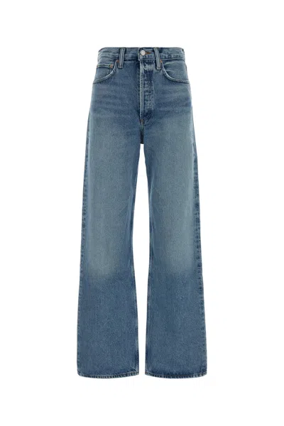 Agolde Stretch Denim Vintage Jeans In Blue