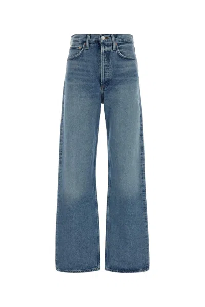 Agolde Stretch Denim Vintage Jeans In Blue