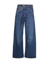 Agolde Blue Vana Fold Jeans In Blue