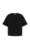 Agolde Sulma Cotton T-shirt In Black