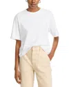 Agolde Sulma Drop Shoulder Tee In White