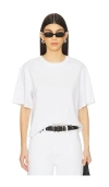 Agolde Kye Mid Rise Straight Crop Jeans In Control In White