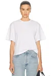Agolde Kye Mid Rise Straight Crop Jeans In Control In White