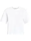 Agolde Sulma Drop Shoulder Tee In White