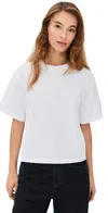 Agolde Sulma Tee White In White