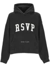 Agolde X Rsvp Logo-print Hoodie In Black
