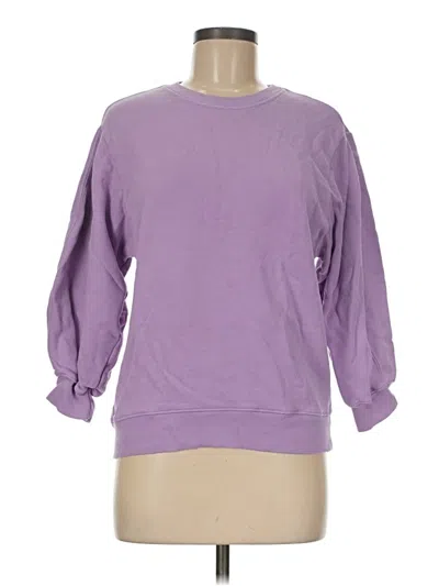 Pre-owned Agolde Sweatshirt In Purple