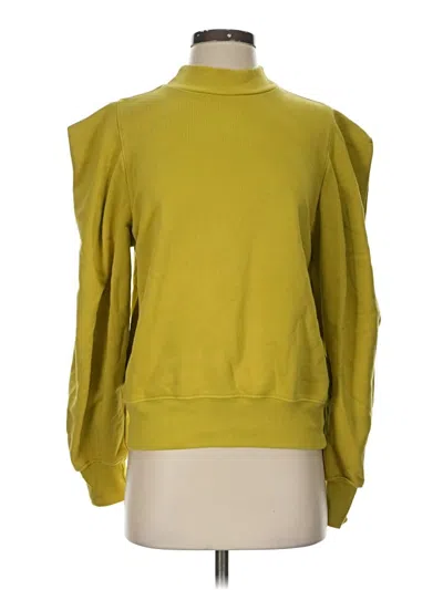 Pre-owned Agolde Sweatshirt In Yellow