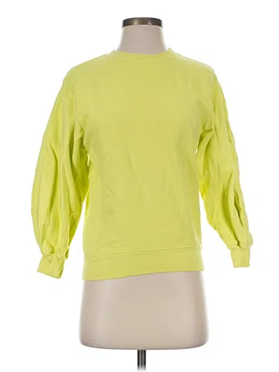 Pre-owned Agolde Sweatshirt In Yellow
