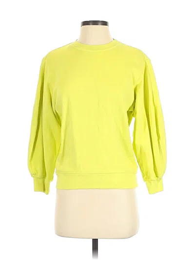 Pre-owned Agolde Sweatshirt In Yellow