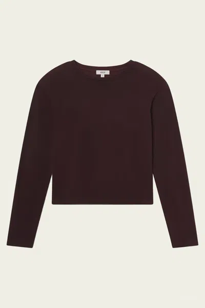 Agolde Sydney Long-sleeve Tee In Cipher In Multi