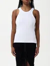 Agolde Round-neck Vest In White