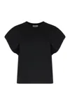 Agolde T-shirt Meg Tee In Cotton In Black