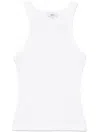 Agolde Ribbed Sleeveless Top B In Multicolor