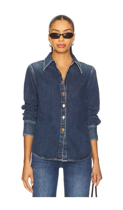 Agolde Talia Shirt In Black