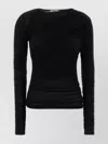 Agolde Tania Top With Crew Neck And Long Sleeves