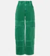 Agolde Tanis Utility Jean In Air Freshener In Green