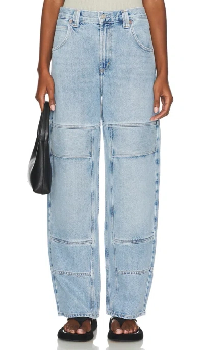 AGOLDE TANIS UTILITY WIDE LEG JEANS