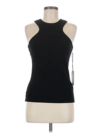 Agolde Tank Top Black Halter Neckline Tops
