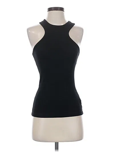 Pre-owned Agolde Tank Top Black Halter Neckline Tops