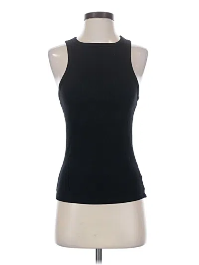 Pre-owned Agolde Tank Top Black Halter Neckline Tops