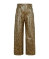 Agolde Textured Wide-leg Trousers
