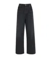 Agolde The Low-slung Baggy Jeans In Black