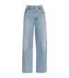 Agolde The Low-slung Baggy Jeans In Brown