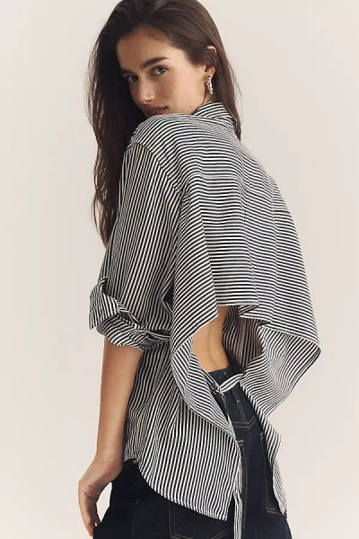 Agolde Theo Shirt In Gray