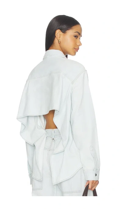 Agolde Theo Shirt In White