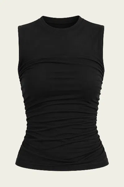 Agolde Theodore Tank In Black
