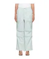 Agolde Three-pocket Cargo Trousers In Blue