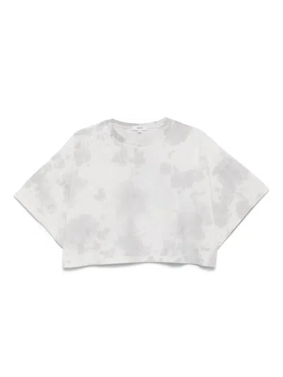 Agolde Tie-dye Cropped T-shirt