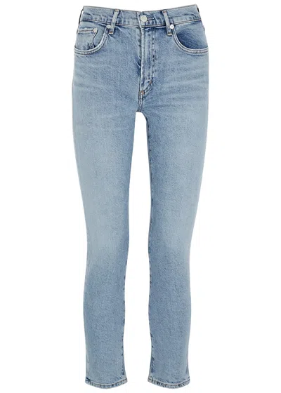 Agolde Toni Light Blue Slim-leg Jeans