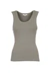 Agolde Top  Woman Color Green In Grey
