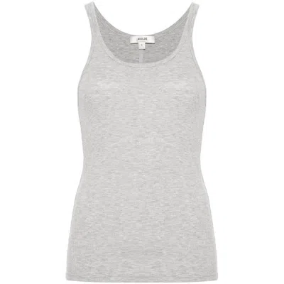 Agolde Sleeveless Scoop Neck Tank Top In Grey