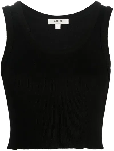 Agolde Topwear In Black