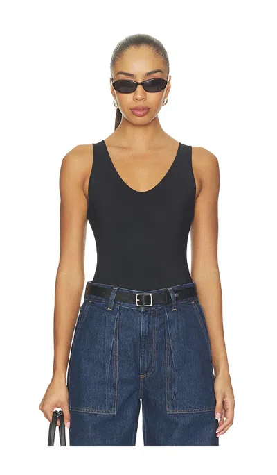 Agolde Tora Bodysuit In Black