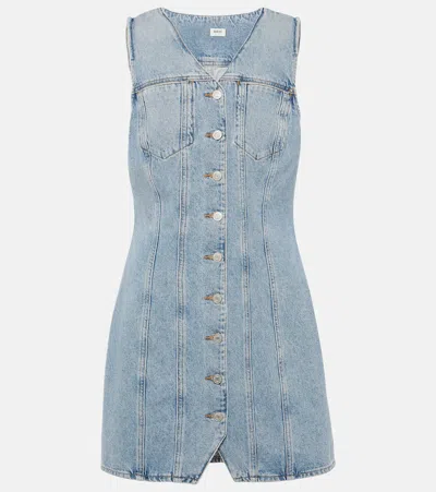 AGOLDE TRINA DENIM MINIDRESS