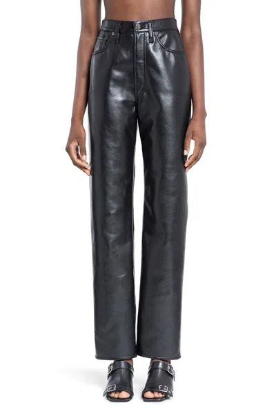 Agolde Trousers In Black