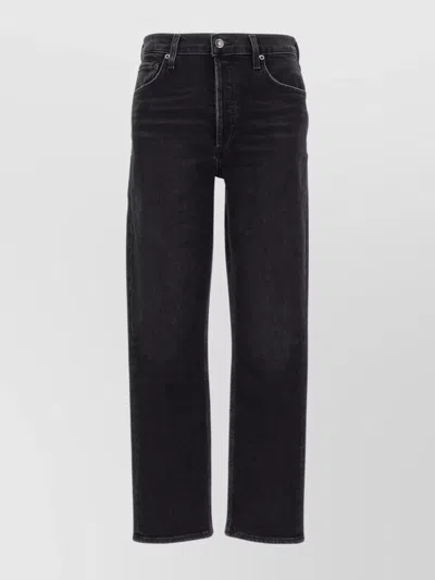 AGOLDE TROUSERS LONG DENIM BELT LOOPS