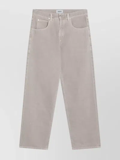 AGOLDE TROUSERS REGENERATED DENIM BELT LOOPS