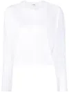 Agolde Long-sleeved Cropped T-shirt