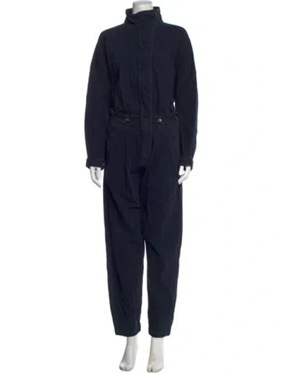 Pre-owned Agolde Turtleneck Jumpsuit In Black