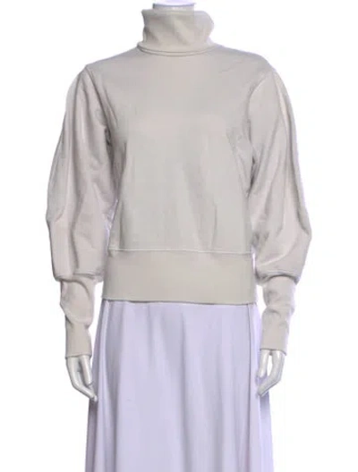 Pre-owned Agolde Turtleneck Long Sleeve Sweatshirt In Grey