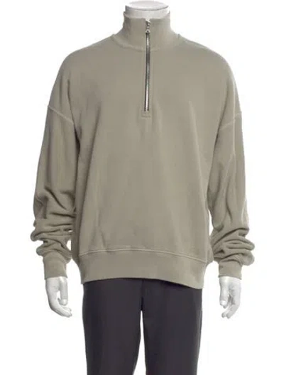 Pre-owned Agolde Turtleneck Long Sleeve Sweatshirt In Neutral