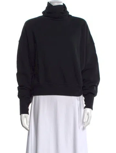 Pre-owned Agolde Turtleneck Sweater In Black