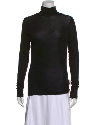 Pre-owned Agolde Turtleneck Sweater In Black