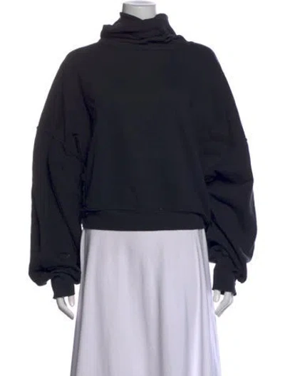 Pre-owned Agolde Turtleneck Sweater In Black